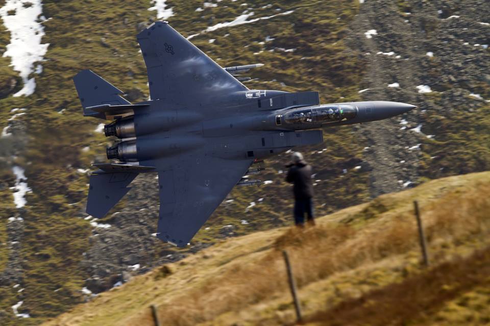 low level flying north wales, uk